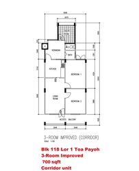 Blk 118 Toa Payoh View (Toa Payoh), HDB 3 Rooms #536787441
